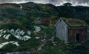 Atmosféra deštivého počasí od Nikolai Astrup