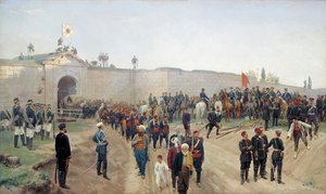 Turecká kapitulace u Nikopolu 4. června 1877
