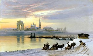 Angara v Irkutsku, 1886. od Nikolai Dobrovolsky