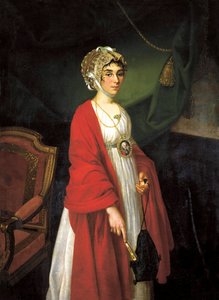 Portrét Astress a Singer, Contesse Praskovya Sheremeteva, Zhemchugova 1768-1803, 18 od Nikolai Ivanovich Argunov