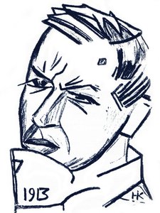 Portrét umělce a autora Davida Burliuka 1882-1967, 1913