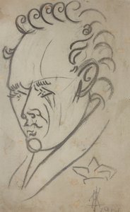 Portrét básníka Vasilije Kamenského 1884-1961, 1913.