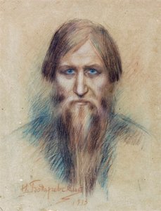 Portrét ruského mystika Grigorije Jefimoviče Rasputina (Rasputin