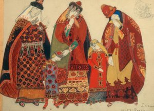 Borodin, princ Igor / Figurky Roerich od Nikolai Konstantinowitsch Roerich