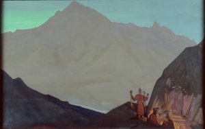 N.K.Roerich, Chenrezig, Západní Tibet od Nikolai Konstantinowitsch Roerich