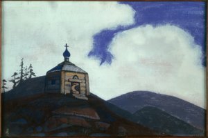 N.K.Roerich, Kaple svatého Sergia Radoněžského od Nikolai Konstantinowitsch Roerich