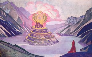 Nagarjuna dobyvatel hada, 1925. od Nikolai Konstantinowitsch Roerich