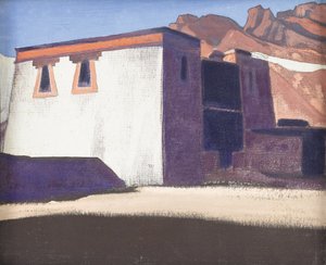 Klášter Sharugon, Tibet, 1928 od Nikolai Konstantinowitsch Roerich