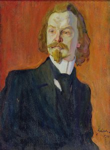 Portrét Konstantina Balmonta od Nikolai Pavlovich Ulyanov