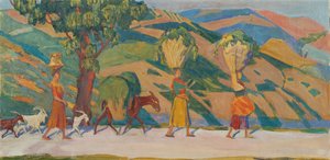 Sabine Hills, 1909-1912 od Nikolai Pavlovich Ulyanov