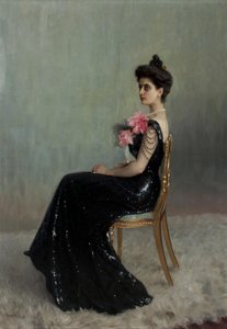 Portrét hraběnky Marie Pavlovny Abamelik-Lazareva 1876-1955, rozené Demidové, 1900-1901.