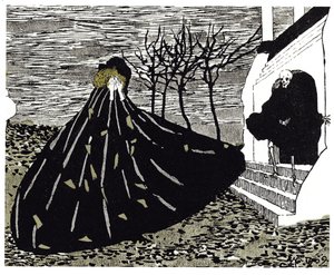 Podzimní ilustrace pro časopis Mir Iskusstva, 1902