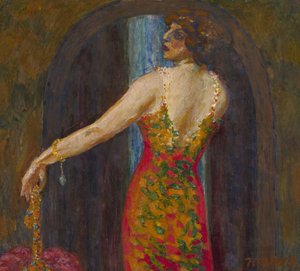 Portrét Evfimie Nosové, rozené Ryabushinskaya 1881-1960