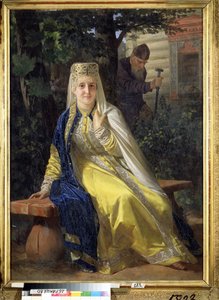 Vasilissa Melentieva (zemřela 1579) a car Ivan IV. Hrozný (1530-1584) (Vasilisa Melentyevna a car Ivan Hrozný). Šestá manželka ruského cara, předtím, než byla svým manželem odsouzena k doživotnímu zavření v klášteře, když
