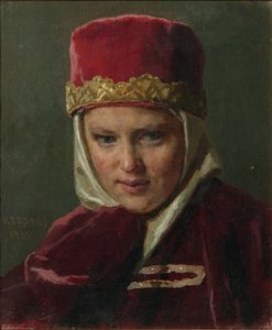 Boyarova žena, 1901 od Nikolai Vasilyevich Nevrev
