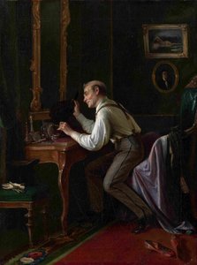 U toaletního stolku, 1872 od Nikolai Yakovlevich Gribkov