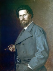 Portrét I. Kramskoye od Nikolai Yaroshenko