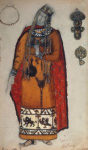 Wagner, Isolda / Figurka von Roerich od Nikolai Konstantinowitsch Roerich