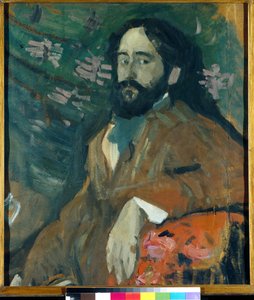 Portrét malíře Nicolase Miliotiho (1874-1962) (The Painter Nikolay Milioti) - Obraz Nikolaje Nikolajeviče Sapounova (1880-1912), olej na kartonu (77x66,7 cm)