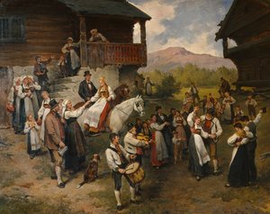 Farmářská svatba v Eidsfjordu