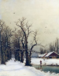 Zimní scéna, 19. století