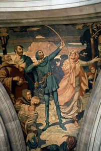 Robin Hood a jeho milenka Mariam od Noel Denholm Davies