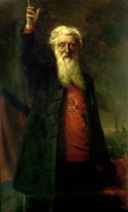 Generál William Booth, zakladatel Armády spásy (olej na plátně)