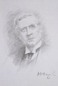 Portrét Herberta Henryho Asquitha (1881-1947), z alba na Entente Cordiale, 1909
