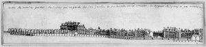 Montagu House, cca 1700 (pero a inkoust)