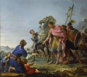 Traianus (53-117) Showing Mercy, 1765