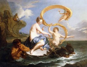 Triumf Galatea, kolem roku 1727 od Noel-Nicholas Coypel