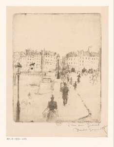 Pohled na Pont Neuf v Paříži od Norbert Goeneutte