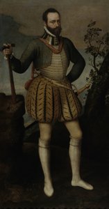 Portrét muže v brnění, kolem roku 1550
