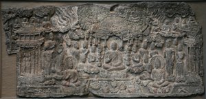Western Paradise, Handan, provincie Hebei, 550-577 (vápenec se stopami pigmentu)