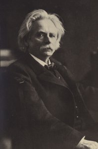 Edvard Grieg , norský skladatel a pianista (1843-1907)