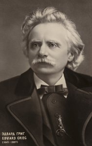 Edvard Grieg , norský skladatel a pianista (1843-1907)
