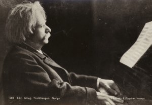 Edvarda Griega v Troldhaugen, Norsko od Norwegian Photographer