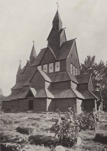 Dřevěný kostel Hitterdal od Norwegian Photographer