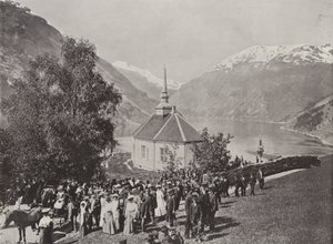 Merok, Geiranger (černobílá fotografie) od Norwegian Photographer