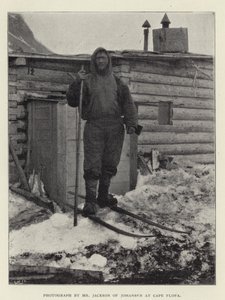 Fotografie pana Jacksona z Johansenu na mysu Flora (černobílá fotografie) od Norwegian Photographer