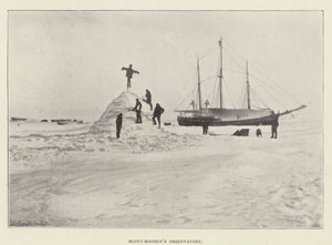 Scott-Hansenova observatoř (černobílá fotografie) od Norwegian Photographer