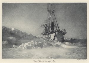 "Farma" v ledu (černobílá fotografie) od Norwegian Photographer