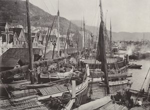 Pohled na přístav Bergen od Norwegian Photographer