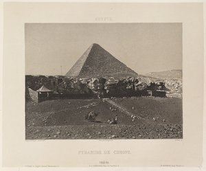 Egypt. Cheopsova pyramida od Nöel Marie Paymal Lerebours