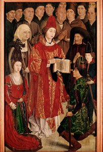 Polyptych svatého Vincenta: panel Infante s Jindřichem Mořeplavcem a portugalskou královskou rodinou (Dřevomalba, kolem roku 1469)