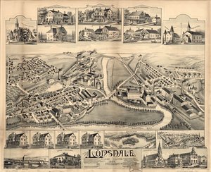 Lonsdale, Rhode Island, 1888. od O.H. Bailey and Co.