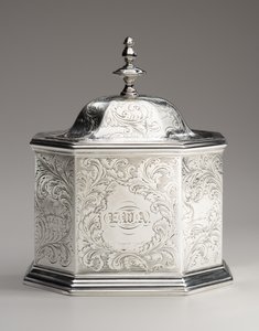 Kanystr na čaj, 1845 od Obadiah Rich