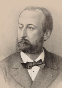 Portrét skladatele Camille Saint-Saëns 1835-1921, 1879. od Octave Edouard Jean Jahyer