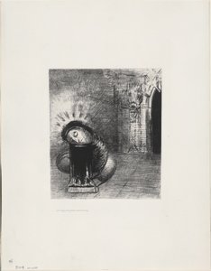 A Long Chrysalis, the Color of Blood, deska 2 ze 6 od Odilon Redon
