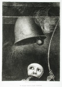 Maska zní umíráček od Odilon Redon